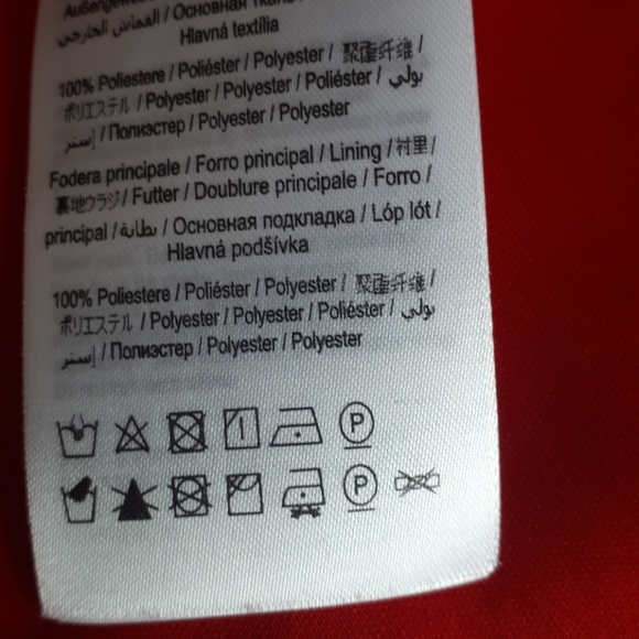 NWT Gaudi red printed dress 20” ptp - Picture 6 of 10